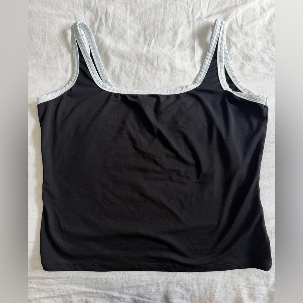 Princess Polly Black and White Tank Top